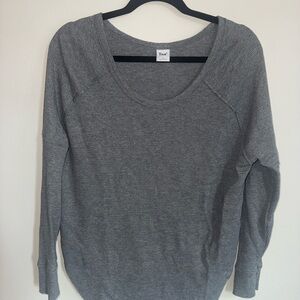 Aritzia Gray Long Sleeve Sweater